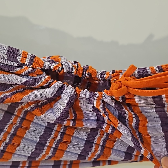 Zara Purple and Orange Knit Dress - Picture 15 of 16